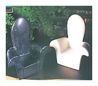 Pair of Marble Deco Chairs