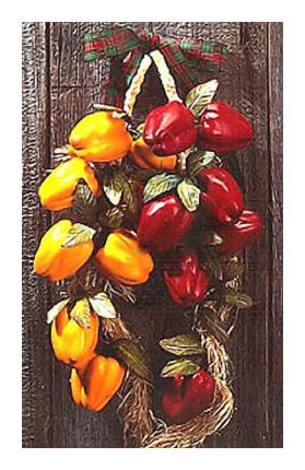 Pair of Merry Red and Yellow Pepper