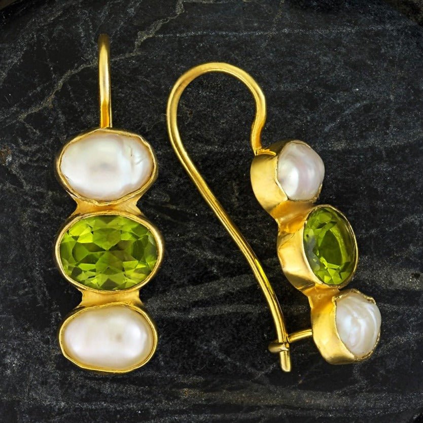 Passion And Patience Emerald Earrings