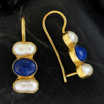 Passion And Patience Lapis Lazuli Earrings