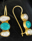Passion And Patience Turquoise Earrings