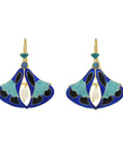 Pearl Enamel Earrings