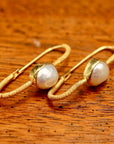 Pearl Mirror Earrings