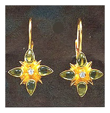 Petals of Peridot Earrings