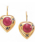 Pompeii Ruby Earrings