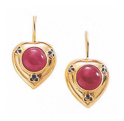 Pompeii Ruby Earrings