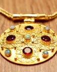 Ravenna Garnet and Opal Necklace