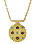 Ravenna Garnet and Opal Necklace