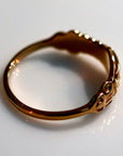 Renaissance Ring with Clasped Hands - Gold-Plated