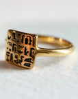 Ring of Royal Scribe Routy - Gold-Plated