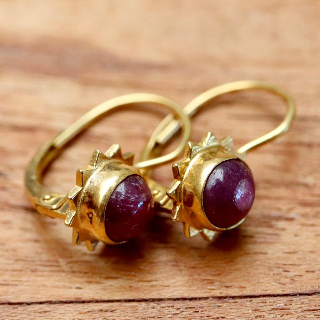 Ruby Rapture Earrings : Museum of Jewelry