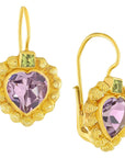 Saint Valentine's Amethyst Earrings