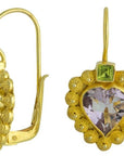 Saint Valentine's Amethyst Earrings
