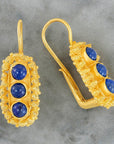 Salisbury Cross Lapis Lazuli Earrings