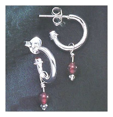 Sappho Garnet Earrings