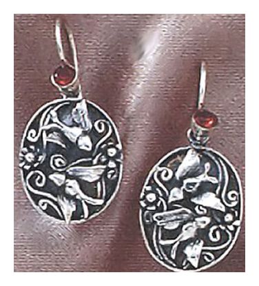 Silver Aviary Earrings