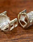 Sirius 14k Gold and Diamond Earrings
