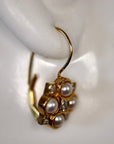 Somerset 14k Gold, Pearl and Diamond Earrings