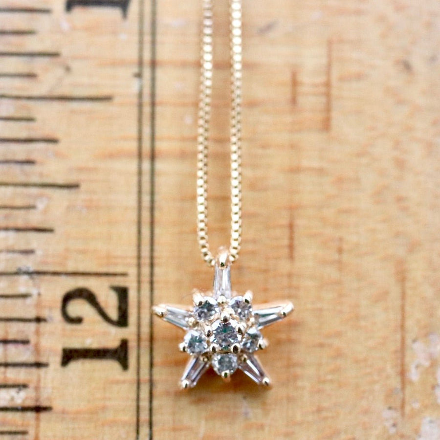 Starlight 14k Gold and Diamond Necklace