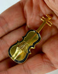 Stradivarius Violin Brooch