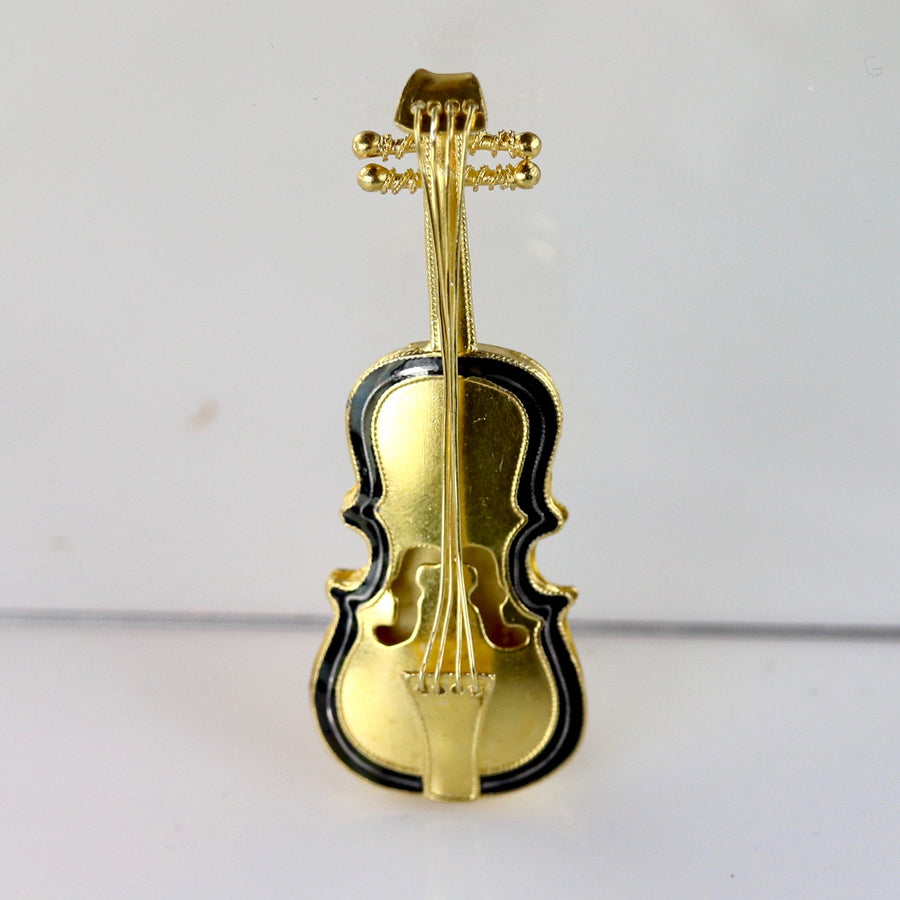 Stradivarius Violin Brooch