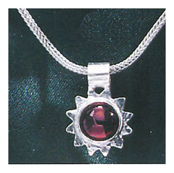 Summer Solstice Garnet Necklace