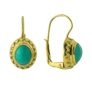 Sunburst Turquoise Earring