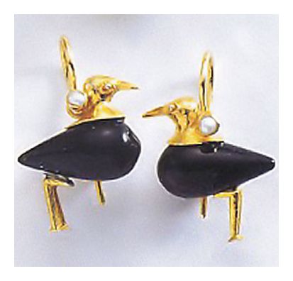 Sussex Sandpiper Onyx Earrings