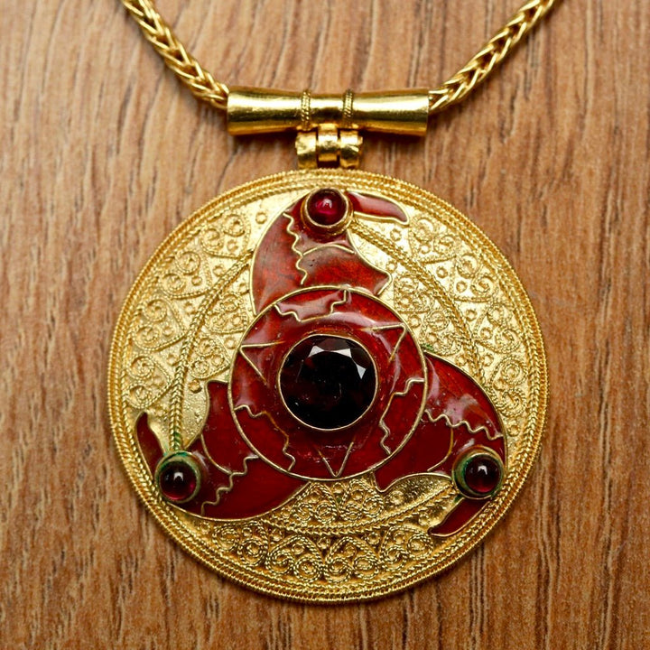 Sutton Hoo Triskelion Necklace