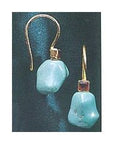 Taos Turquoise and Garnet Earrings