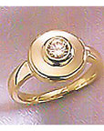The Eye 14k Gold and Diamond Ring