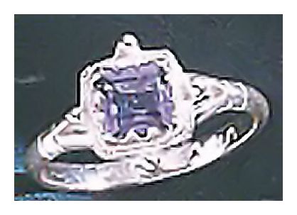 Thessaly Iolite Silver Ring