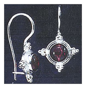 Thira Garnet Earrings