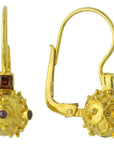 Timbuktu Victorian Garnet Earrings