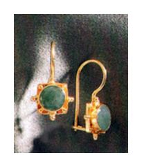 Trudy Trueheart Emerald Earrings