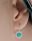 Trudy Trueheart Turquoise Silver Earrings