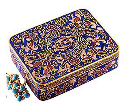 Turgenev Cloisonn Box