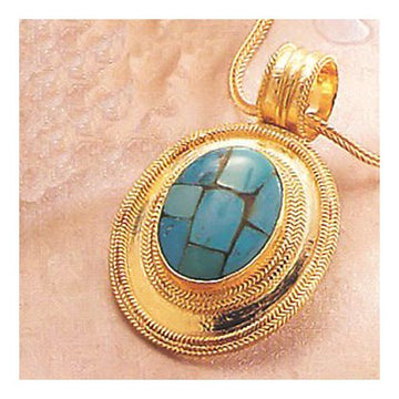 Turquoise Mosaic Necklace