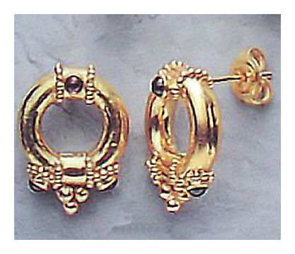 Verona Garnet Earrings