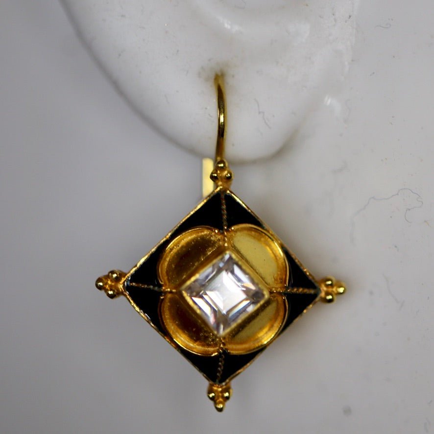 Vespucci 14k Gold and Citrine Earrings