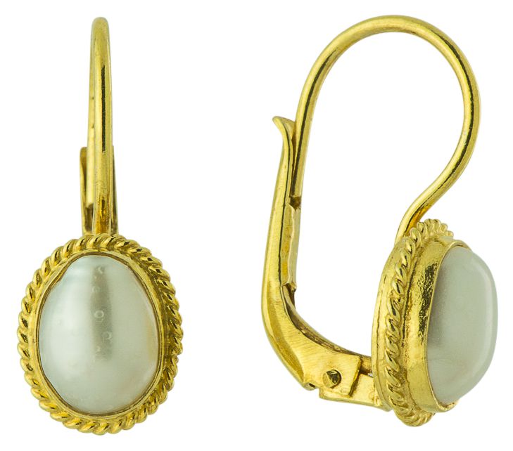 Victorian Pearl Drop Earring