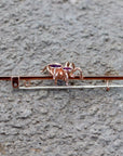 Victorian Spider Brooch - Gold-Plated
