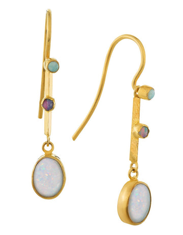 Victoriana Opal Earrings