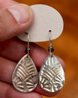 Vintage Laurel Burch Art Deco Silver-Plate Earrings