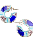 Vintage Laurel Burch May the Fourth Silver Earrings