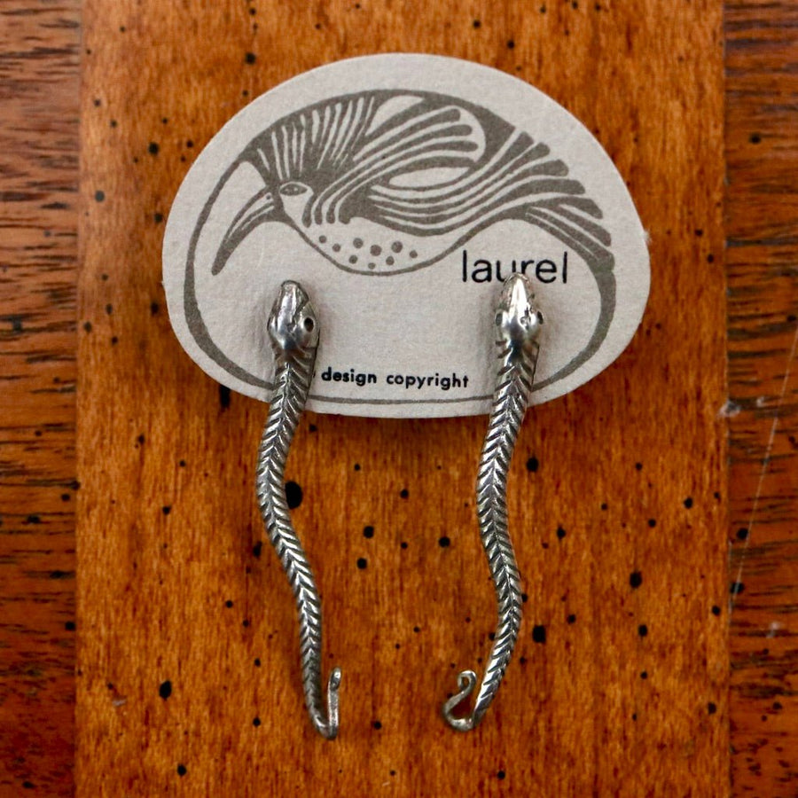 Vintage Laurel Burch Silver-Plate Sneks