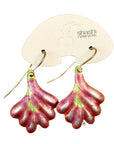 Vintage Shashi Frond Pink Earrings
