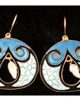 Vintage Shashi Mediterranean Earrings