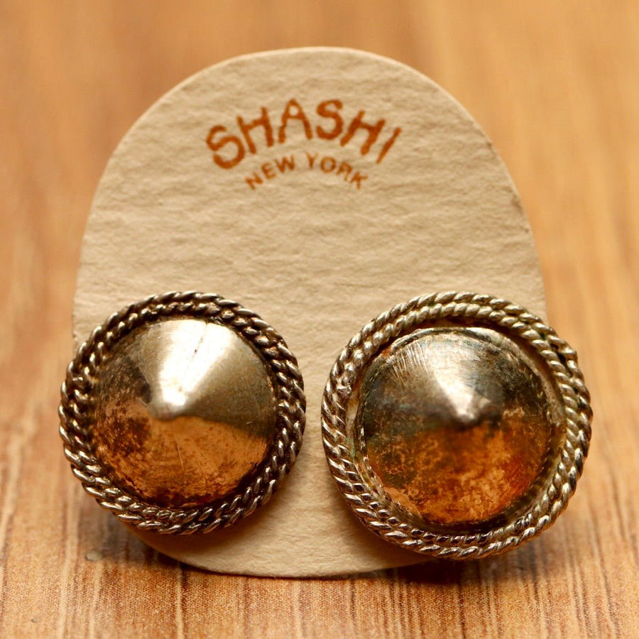 Vintage Shashi Tairona Silver Earrings