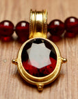 Violetta Garnet Necklace